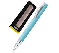 Ballpen Vision Turquoise | made of aluminum | with international king size refill | refillable | writing colour black | in gift box