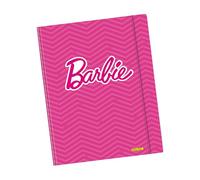 Online Barbie A4 Portfolio Folder I Organiser in Great Barbie Designs I Cardboard Folder I School Folder with Elastic Band & Inner Flaps I A4 Art Folder or Notebook Folder for School