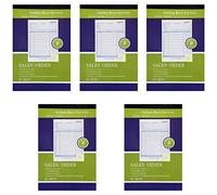 Online Best Service 5 Pack Large Sales Order Book Receipt Invoice Duplicate Carbonless 50 Sets 5.9/16" X 8"7/16