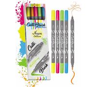 Online Calli.Brush Handlettering Brush-Pens NEON | Set of 5 brush pens | Callig