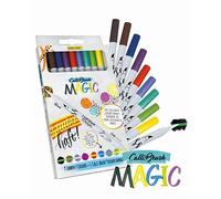 Online Calli.Brush Magic Magic Pens with Colour Changing 9 x Colourful Felt Tip Pens with Brush and Calligraphy Tip + 1 x Magic Pen | Colouring Pens for Creative Fans | Hand Lettering & Calligraphy