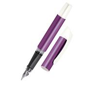 Online calligraphy pen fountain pen/Best writer - Online Campus Lilac - iridium nib size 1,4 mm, ergonomic soft grip, for standard ink cartridges, refillable, ideal for beginners/pupils/students 61317/3D