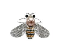 Online Charms Bling Crystal Shoe Charms for Clogs, Sparkly Diamond Gold Metal Accessories for Crocs, Stylish Gifts for Girls & Women UK, Bee 271