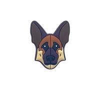Online Charms Dog Breed Shoe Charms, Pug, Boxer, Paw Print Accessories for Clogs & Crocs, Cute Pet Lover Gifts, German Shepherd 3