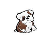Online Charms Dog Breed Shoe Charms, Pug, Boxer, Paw Print Accessories for Clogs & Crocs, Cute Pet Lover Gifts, British Bull Dog 1