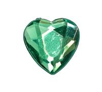 Online Charms Heart Shoe Charms for Clogs & Crocs, Sparkly Rhinestone Diamond Bling Charm, Cute Crystal Accessories for Women, Girls, Kids, Heart Green 380