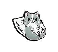 Online Charms Shoe Charms for Clogs & Crocs, 250 Fun Designs, Animal, Fruits, Alphabets Crocs Accessories, Cat on Pillow (154)