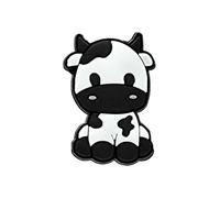 Online Charms Shoe Charms for Clogs & Crocs, 250 Fun Designs, Animal, Fruits, Alphabets Crocs Accessories for Kids &, Black & White Cow (147)