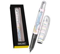 Online College Malibu Rollerball Pen with Cartridge I Ergonomic Rollerball Pen for Right and Left-Handed Users with Cool Barbie Design I Rollerball Pen Children 0.5 mm I Includes Combination Cartridge