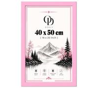 Online Deals | MDF Picture Frame (40 x 50 CM) 1' 4" x 1' 8" for Architectural Designs, Blueprints & Sketches, Premium MDF Wood, Ideal for Home & Office Wall Décor [ Pink ]