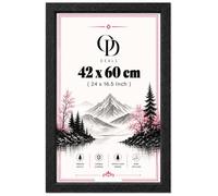 Online Deals | MDF Picture Frame (42 x 60 CM) Medium for Calligraphy Art, Inspirational Messages & Portraits, Sturdy MDF Finish, Wall Décor & Display [ Black ]