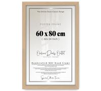 Online Deals | MDF Poster Frame (60 x 80 CM) 32 x 24 for Storyboard Illustrations, Comic Strips & Sketches, MDF Wood, Wall Décor & Display [ Beech ]