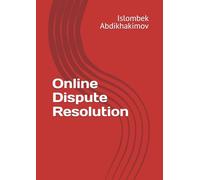 Online Dispute Resolution