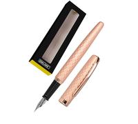 Online Eleganza Fountain Pen Diamond I Rosegold I Nib Size M I Metal Clip I Includes Ink Cartridge I Fountain-Pen for Standard Ink Cartridges Or Converter I In Gift Box