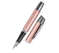 Online Ergonomic fountain pen for school/college - Campus Rosegold - solid medium nib, soft grip part, for standard ink cartridges, refillable, for beginners/pupils/students/adults