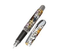 Online fountain pen College Fluffy Cats, ink fountain pen for right-handers, ...