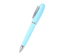 ONLINE Highway Blue Ballpoint Pen I Elegant Twist Ballpoint Pen in Pastel Blue with International Large Capacity Refill I Black Ink Colour I with Robust Metal Clip and Aluminium Housing