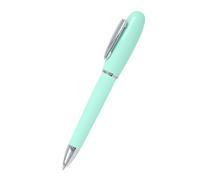 ONLINE Highway Turquoise Ballpoint Pen I Elegant Twist Ballpoint Pen in Pastel Turquoise with International Large Capacity Refill I Black writing Colour I with Robust Metal Clip and Aluminium Housing