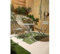 Online Home Shop Metal Bistro Set Charcoal