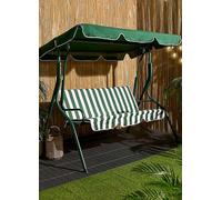 Online Home Shop Swing Bench With Canopy Green