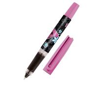 Online ink cartridge rollerball Bachelor Design Heart Beat, for right- and left-handers, ergonomic grip, rollerball, standard ink cartridges, incl. combination cartridge blue