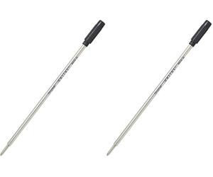 ONLINE International ballpen Refill - Cross Format, Replacement Refill, Writing Color Black, line Width M (Medium), indelible, Waterproof, ballpen Refill Black, 1 Piece (Pack of 2)