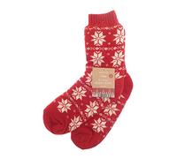 Online Kitchenware Country Club Nordic Slipper Socks Red