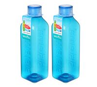 Online Kitchenware Sistema Square 1L Bottle Blue Set of 2