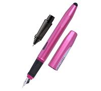 ONLINE Learning to Write Fountain Pen and Rollerball Switch Starter Set Pretty Pink, Beginner Nib for Right-Handed Users, Ergonomic Ink Cartridge Roller for Students, Stylus Tip, Includes Standard Ink