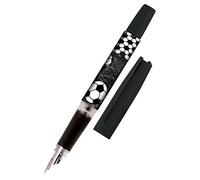 Online Learning to Write Fountain Pen with Beginner Nib A I Soccer Fountain Pen - Robust & Ergonomic I For Girls & Boys I Includes Blue Ink Cartridge I Made in Germany