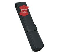 Online Leather Pen case, Made of Genuine Leather, Black, for one Pen, Available in Different Colours/Sizes, Slim, an Elegant Accessory for him and her