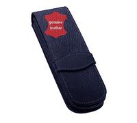Online Leather Case for 2 Long Pen - Classic Blue