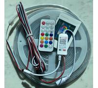 online-leds Mains 8M Magic Dream Chasing Flag Pole LED Light Strip - Waterproof Lighting Kit with IR Remote/Bluetooth Controlled Over 300 Settings - Dream Chasing Caravan Flagpole Lights