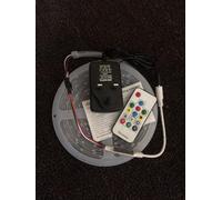 online-leds Mains (via 12V Adaptor) 5M Magic Dream Digital Flag Pole with IR Remote Control Over 300 Settings + Mains Adaptor - Waterproof Lighting Kit - Led Dream Chasing Caravan Flagpole Lights