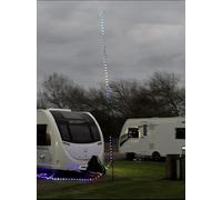 online-leds USB Powered 10M Dream Chasing Flagpole Led Light String, Remote, Button or App Controlled (flagpole not Included) Caravan Flagpole Lights