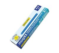 ONLINE magiXX 3 x Erasable Ink Cartridges for MagiXX Ink Cartridge Fountain Pen I Large Refill Cartridges Royal Blue I Erasable Fountain Pen I Erasable Ink