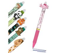 Online magiXX, 6 x Eraser Pens Animals 2026 I Gel Pen Blue Erasable with 0.7 mm Line Width I Rollerball Pen for Learning to Write Office I Compatible with Frixion Refill I Erasable Ballpoint Pen