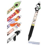 Online magiXX, 6 x Eraser Pens, Best of 2025, Gel Pen, Blue, Erasable with 0.7 mm Line Width, Rollerball Pen for Learning to Write, Office, Compatible with Frixion Lead, Erasable Ballpoint Pen