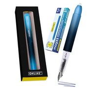 Online MagiXX Deep Ocean Fountain Pen with Erasable Blue Ink Includes 4 MagiXX Cartridges I Write, Erase & Correct in One I Fountain Pen as a Gift for School and University