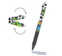 Online magiXX Spin Football I Gel Pen Blue Erasable with 0.7 mm Line Width I Rollerball Pen for Learning to Write Office I Compatible with Frixion Refill I Erasable Ballpoint Pen with Rotating Clip