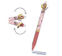 Online magiXX Spin Horse I Gel Pen Blue Erasable with 0.7 mm Line Width I Rollerball Pen for Learning to Write Office I Compatible with Frixion Refill I Erasable Ballpoint Pen with Rotating Clip