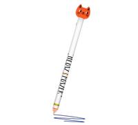 Online MagiXX Zip Meow Power Erasable Gel Pen 0.7 mm Line Width Erasable Pen Blue Ink Colour Erasable Pen for Right and Left-Handed Users Retractable Tail Cat Motif