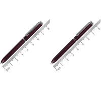 Online Mini Ballpoint Pen Lilac - Wallet Pen with Twist Mechanism & Metal Clip | 3.15 inches Miniature Ballpoint Pen with D1 Refill, Blue Ink | Stylish Mini Pen in Lilac for On-the-Go (Pack of 2)