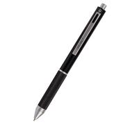 Online multipen 4-in-1 Black | ballpoint pen & pencil | multifunctional metal pen | 3 pen points in blue, black, and red, mechanical pencil lead | incl. rubber