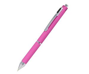 Online multipen 4-in-1 Pink | Multicolour Ballpoint Pen & Pencil | Multifunctional Metal Pen | 3 Pen Points in Blue, Black, and red, Mechanical Pencil Lead | incl. Rubber