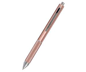 Online Multipen 4-in-1 Rosegold | ballpoint pen & pencil | multifunctional metal pen | 3 pen points in blue, black, and red, mechanical pencil lead | incl. rubber