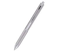 Online Multipen 4-in-1 Silver | ballpoint pen & pencil | multifunctional metal pen | 3 pen points in blue, black, and red, mechanical pencil lead | incl. rubber