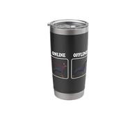 Online Offline for Dog Owners Stainless Steel Insulated Tumbler