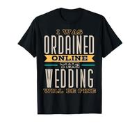 Online Ordained Catholic Priests Wedding Officiant Clergy T-Shirt