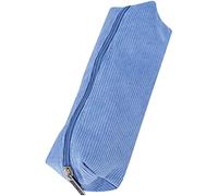 Online Premium Pencil Case in Cord Blue I Stylish Pencil Case for Boys & Girls I Pencil Case with Practical Zip I 1 Compartment I Ideal for School, University & Office, 03997/6